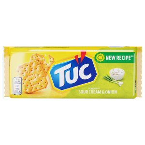 Tuc biscuiti sarati cu aroma de smantana si ceapa 100G