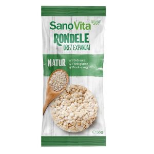 SanoVita rondele din orez expandat 56G