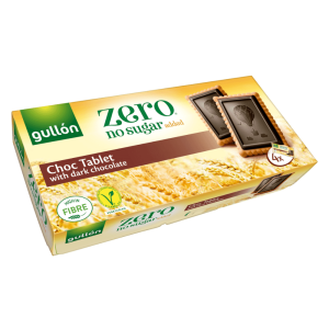 Gullon biscuiti cu ciocolata neagra fara zahar adaugat 150G