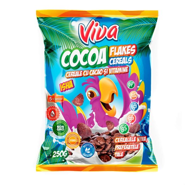 Viva Flakes cereale cu cacao 250G