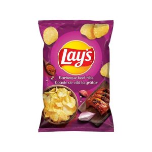 Lay's chipsuri cu coaste de vita la gratar 60G