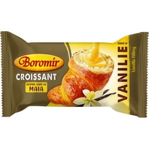 Boromir croissant cu umplutura cu vanilie 60G