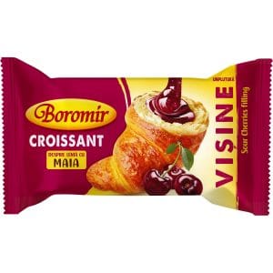 Boromir croissant cu umplutura cu visine 60G