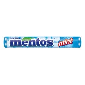 Mentos drajeuri gumate cu arome de menta 38G