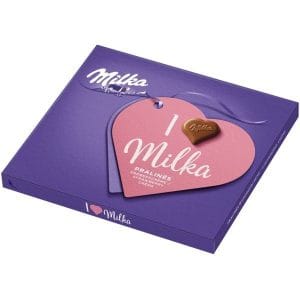 Milka I Love Milka praline cu crema de capsune 110G