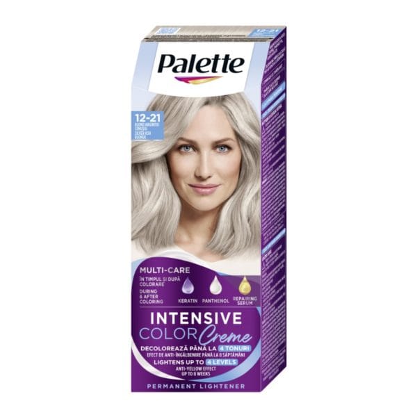 Palette Deluxe Extreme vopsea de par 12-21 Blond Argintiu Cenusiu 110ML