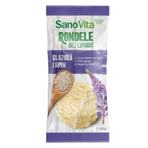 SanoVita rondele orez cu glazura de lupin 66G
