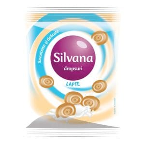 Silvana dropsuri cu aroma de lapte 75G
