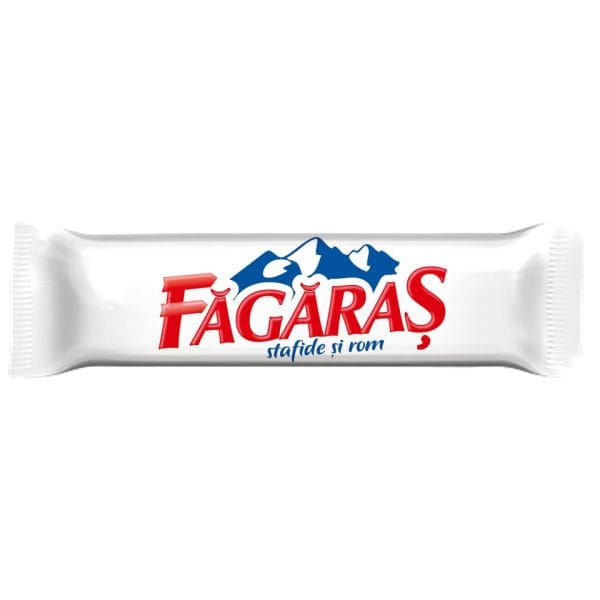 Fagaras baton de ciocolata cu stafide si rom 30G