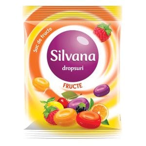 Silvana dropsuri cu aroma de fructe 75G