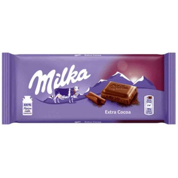 Milka ciocolata cu extra cacao 100G