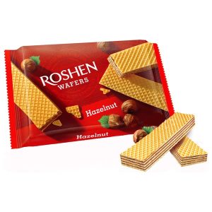 Roshen napolitane cu crema de alune 72G