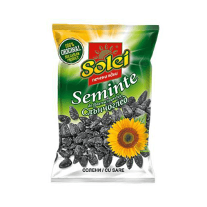 Solei seminte negre cu sare 100G