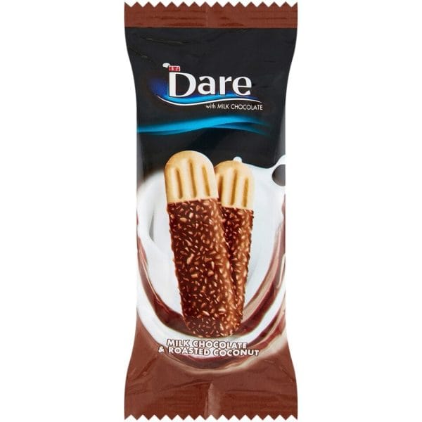 Dare biscuiti glazurati cu ciocolata si cocos 44.5G