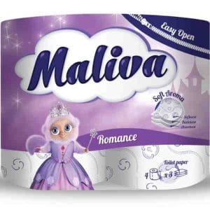 Maliva romance hartie igienica 4 role