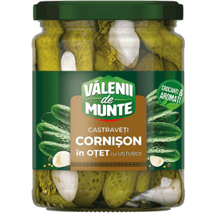 Valenii de Munte castraveti murati cu usturoi 500G