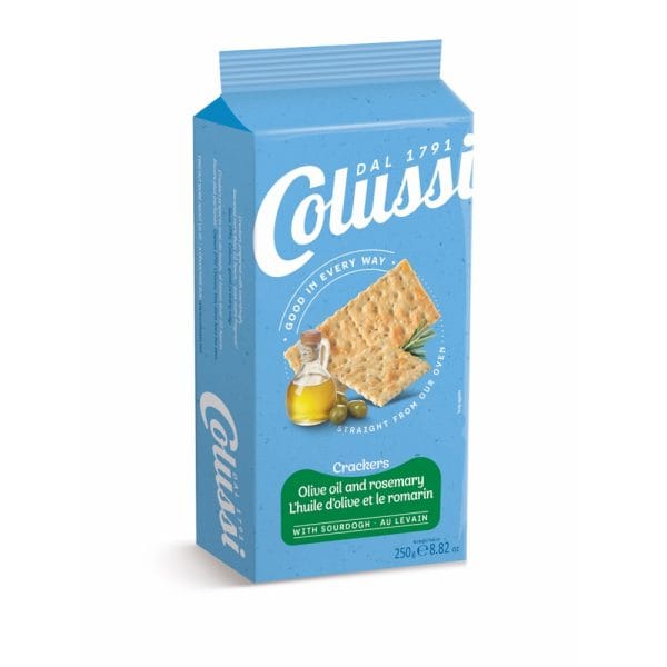 Colussi crackers cu ulei de masline si rozmarin 250G