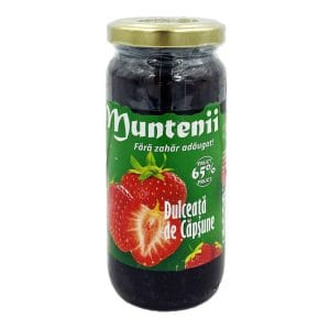 Muntenii dulceata de capsuni fara zahar 270G