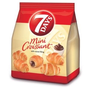 7Days mini croissante cu crema de cacao 185G