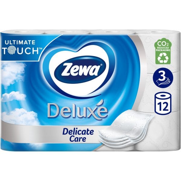 Zewa Deluxe Delicate Care hartie igienica 3 straturi, 12 role