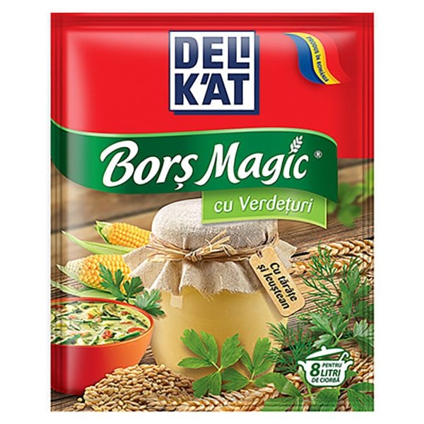 Delikat bors magic cu verdeturi 65G