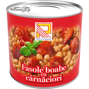 Rotina fasole boabe cu carnaciori 800G
