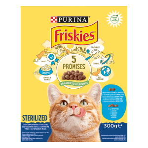 Friskies pentru pisici steril 300G