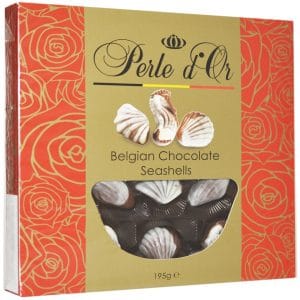 Perle D'Or bomboane de ciocolata in forma de fructe de mare 195G
