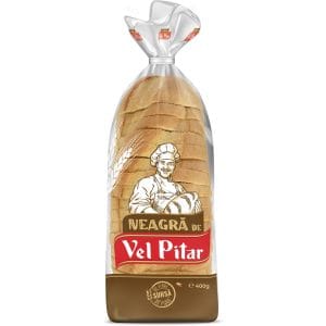 Vel Pitar paine neagra feliata 400G