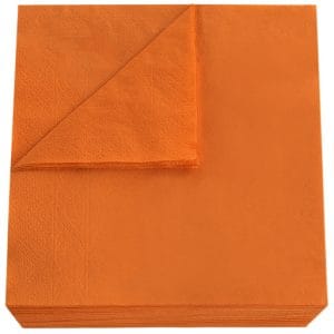 Servetele de masa gold-portocaliu 35BUC, 33X33CM