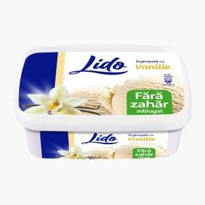 Lido inghetata de vanilie fara zahar 1000ML