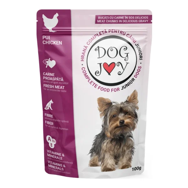 Dog Joy junior cu pui 100G