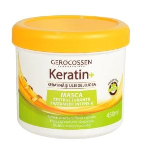 Gerocossen masca de par tratament intensiv Keratin+, 450ML