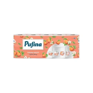 Pufina Lux hartie igienica piersici 10 role