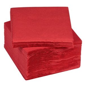 Servetele de masa gold-rosu 35BUC, 33X33CM