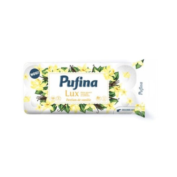 Pufina Lux hartie igienica vanilla dream 10 role