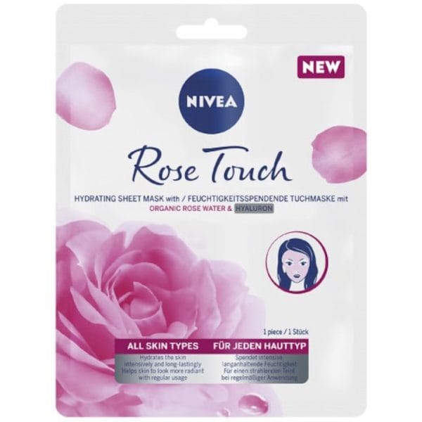 Nivea masca servetel Rose