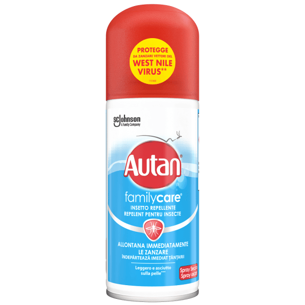 Autan spray impotriva tantarilor Family Care, 100ML